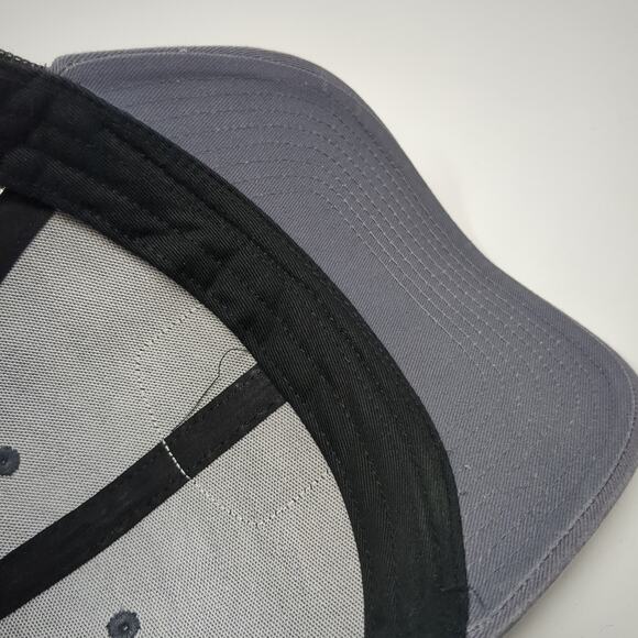 Coal Snapback Mesh Back Trucker Hat Gray One Size Adjustable Colorblock - Picture 8 of 9